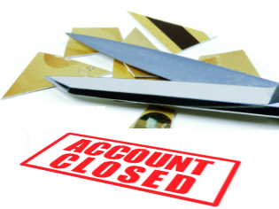 credit card account closed